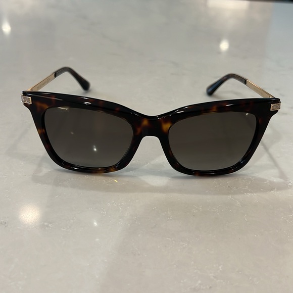 NWT [Jimmy Choo] OLYE Women’s Sunglasses Havana with Case - Picture 4 of 8